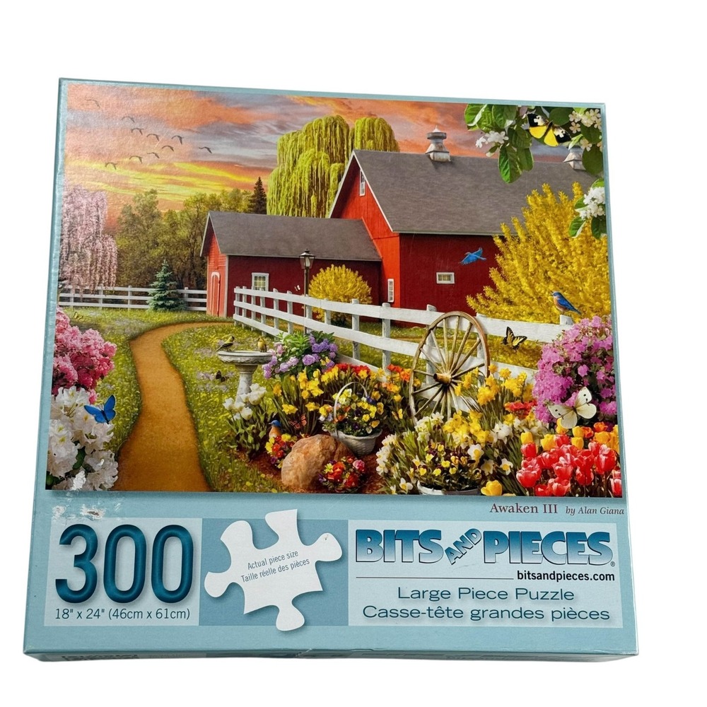 Bits And Pieces Awaken III Alan Giana Large Format 300 Pcs Puzzle Complete